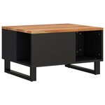 vidaXL Table basse 60x50x35 cm bois massif d'acacia