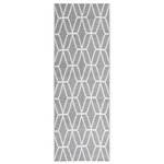 vidaXL Tapis d'extérieur ARAKIL Gris 80x250 cm PP