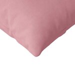 vidaXL Coussins de canapé 2 Pièces Rose 145 x 40 cm