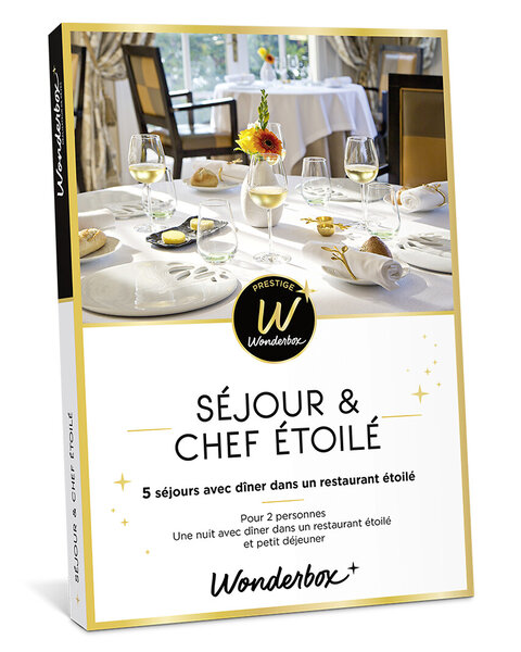 Coffret cadeau - WONDERBOX - Séjour & Chef étoilé