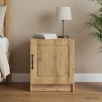 vidaXL Cabinet de chevet Chêne artisanal 43 x 34 5 x 47 cm