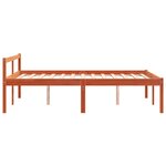 vidaXL Lit pour personne âgée sans matelas 120x190 cm bois pin massif