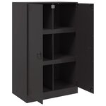 vidaXL Buffet noir 67x39x107 cm acier