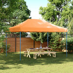 vidaXL Tente de fête 292 x 440 x 315 cm Orange Tissu Oxford