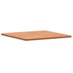 vidaXL Dessus de table 50x50x1 5 cm carré bois massif de hêtre