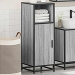 vidaXL Armoire de salle de bain sonoma gris 35x37 5x100 cm