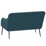 Banc banquette 110 x 76 x 80 cm velours bleu 02_0010510