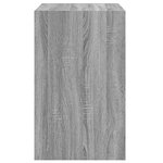 vidaXL Armoire à chaussures sonoma gris 60x42x69 cm bois d'ingénierie