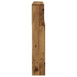 vidaXL Armoire de tête de lit vieux bois 120x19x103 5 cm