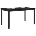 vidaXL Table de salle à manger / Table de repas MÉTAL