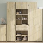 vidaXL Armoire de rangement chêne sonoma 70x42 5x225 cm