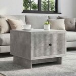 vidaXL Table basse Gris béton 49 x 50 x 40 cm Bois d'ingénierie