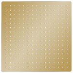 vidaXL Pomme de douche pluie Acier inoxydable 40x40 cm Carrée Doré