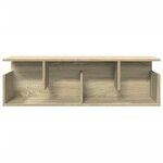 vidaXL Armoire murale 100x20x30 cm chêne sonoma bois d'ingénierie