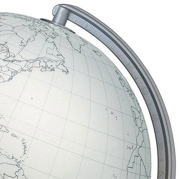 Globe Terrestre Design Emform - Blanc/gris - Déco Style Moderne - Occasion