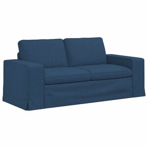 vidaXL Canapé Bleu 182 x 80 x 82 cm tissu