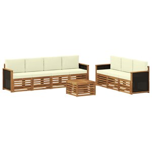 vidaXL Ensembles de canapés 8 pc Bois d'Acacia Massif