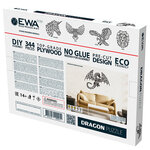 Puzzle mural en bois - Dragon 94 8 cm