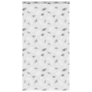 vidaXL Store enrouleur de douche avec cassette largeur du tissu 136 cm