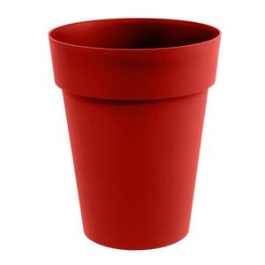 Vase Toscane mi-haut Ø 44 x 53 cm - 50 L - Rouge rubis