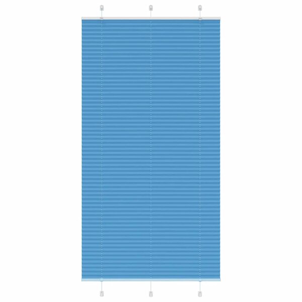vidaXL Store plissé bleu 105x200 cm largeur du tissu 104 4cm polyester