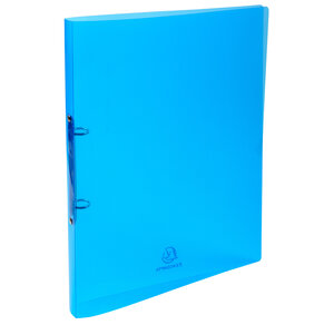 Classeur 2 anneaux 15 mm polypropylène Crystal colours - A4 couleurs aléatoires x 30 EXACOMPTA