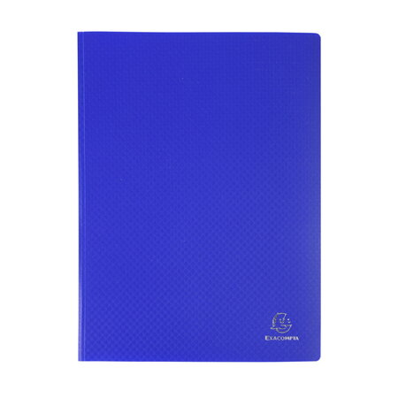 Protège-documents polypropylène souple 24 x 32 cm* - 100 vues  - bleu