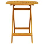 vidaXL Ensemble de bistro pliable 3 Pièces bois d'acacia solide