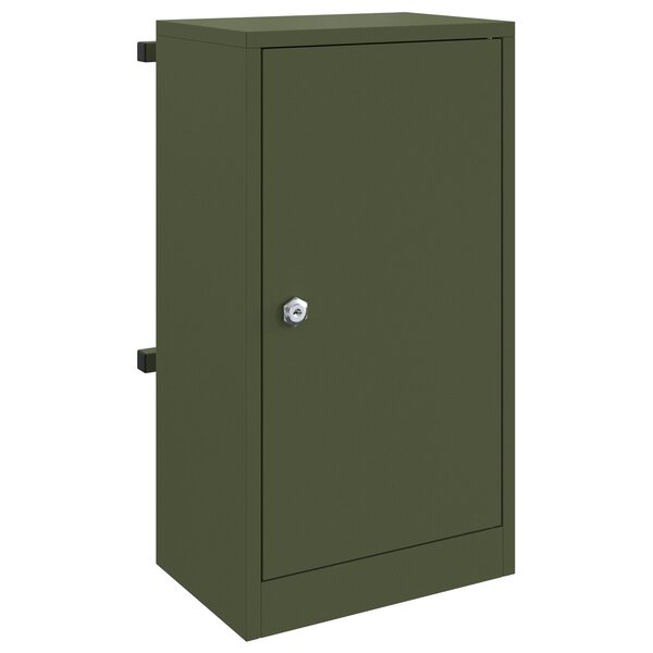 vidaXL boîte aux lettres Vert olive 30 x 23 x 55 cm Acier