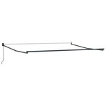 vidaXL Auvent manuel rétractable marron 450x300 cm