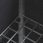 vidaXL Jardinière surélevée Gris 75 x 30 x 22 cm WPC et Aluminium