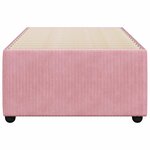 vidaXL Cadre de lit sans matelas rose 80x200 cm velours