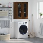 vidaXL Armoire murale chêne marron 69 5x34x90 cm