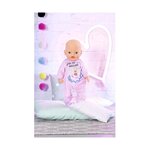 Zapf Creation 830574 - BABY born - Petite grenouillère rose 36 cm