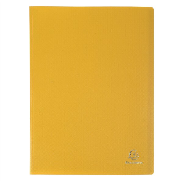 Protège-documents en polypropylène souple OPAK 200 vues - A4 - Jaune EXACOMPTA