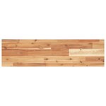 vidaXL Étagères flottantes 2 Pièces 100x20x2 cm acacia massif à l'huile