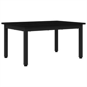 vidaXL Table basse Chêne noir 70 x 50 x 36 cm Bois d'ingénierie