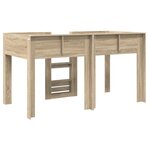 vidaXL Lit Superposé pour Enfants Chêne Sonoma 90 x 200 cm