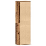 vidaXL Armoire à chaussures vieux bois 54x34x183 cm bois ingénierie