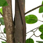 vidaXL Plante artificielle ficus 1260 feuilles 200 cm vert