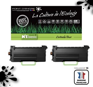 TN3600XXL - 2 X NOIR - Grande capacité