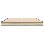 vidaXL Cadre de lit sans matelas chêne sonoma 120x200 cm