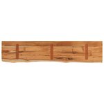 vidaXL Étagère murale rectangulaire massif acacia bordure assortie