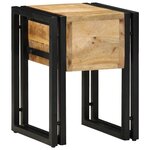 vidaXL Table d'appoint Marron 30 x 30 x 40 cm bois de manguier massif