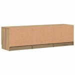 vidaXL Meuble TV chêne artisanal 140x35x40 cm bois d'ingénierie