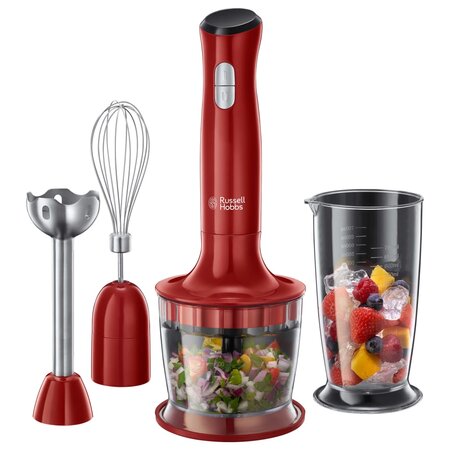 Russell hobbs mixeur manuel 3 en 1 desire rouge 500 w