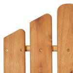 vidaXL Chaises Adirondack de jardin lot de 2 Bois massif d'acacia