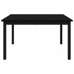vidaXL Table basse Chêne noir 80 x 80 x 45 cm Bois d'ingénierie
