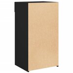 vidaXL Buffet noir 50x42 5x93 cm bois d'ingénierie