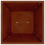 vidaXL Jardinière à pilier 2 Pièces Argent 35 x 35 x 73 cm